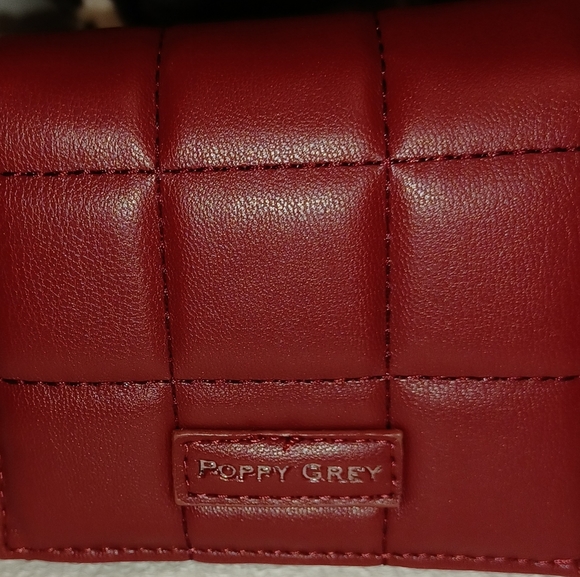 POPPY GREY QUILTED PRESTON MEDIUM BIFOLD WALLET W/ - Picture 3 of 16